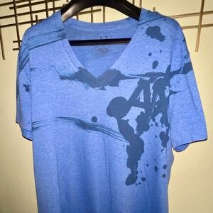 A/X Armani Exchange Blue Size XL short Sleeve T-shirt-Good Condition